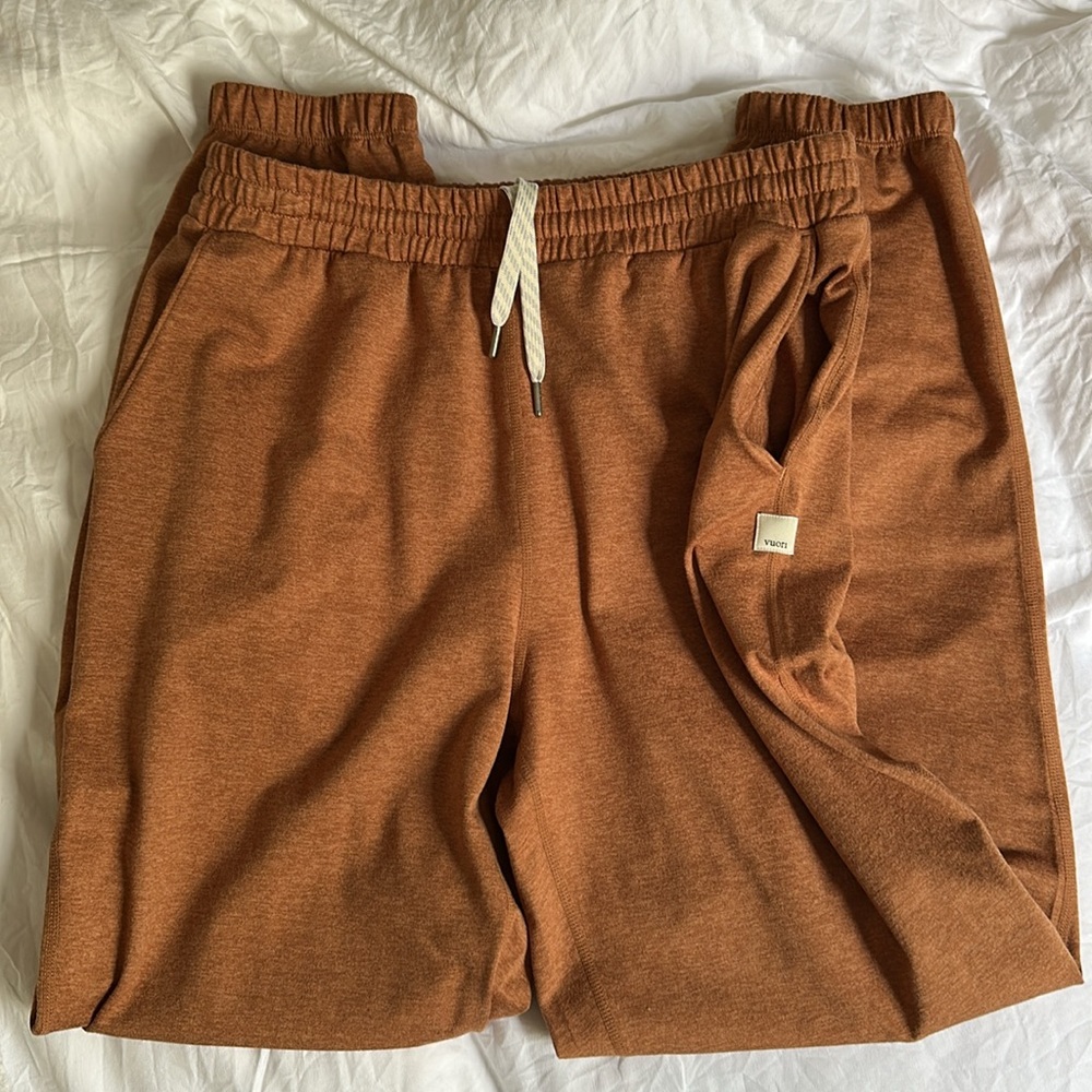 Vuori Jogger Burnt Orange Heather Size Small